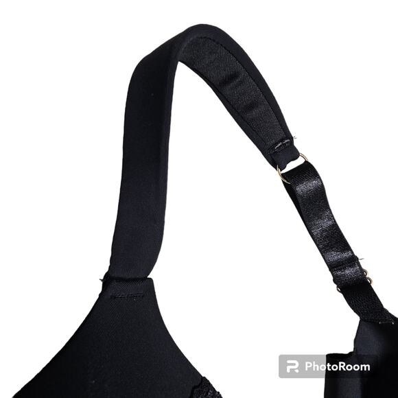 Jessica Simpson Black Lace Underwire Bra with Padding Size 40D - Picture 8 of 11
